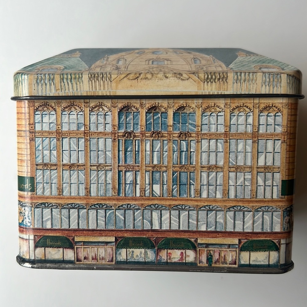 Vintage, Harrods Tea Tin, Designed by Ian Logan